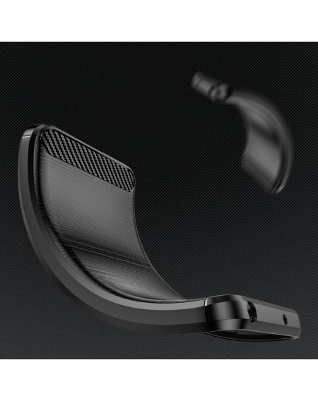 Carbon Case case for Xiaomi 13 Pro flexible silicone carbon cover black