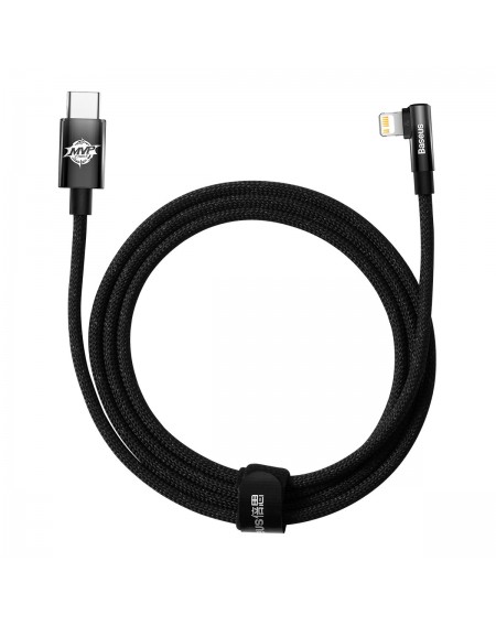 [RETURNED ITEM] Baseus MVP 2 Elbow-shaped Fast Charging Data Cable Type-C to iP 20W 2m Black