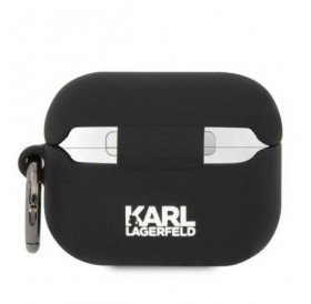 Karl Lagerfeld KLACAPSILKCK AirPods Pro cover black/black Silicone Karl &amp; Choupette