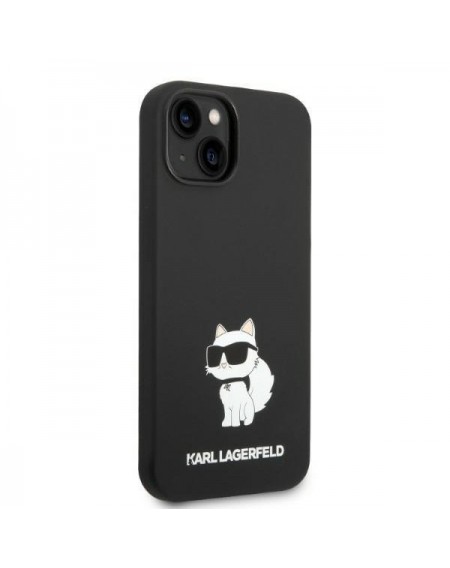 Karl Lagerfeld KLHMP14SSNCHBCK iPhone 14 6.1&quot; hardcase black/black Silicone Choupette MagSafe