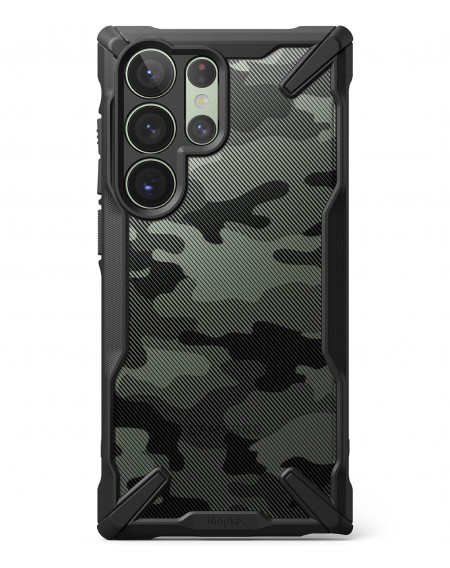 Ringke Fusion X Design case for Samsung Galaxy S23 Ultra camouflage black