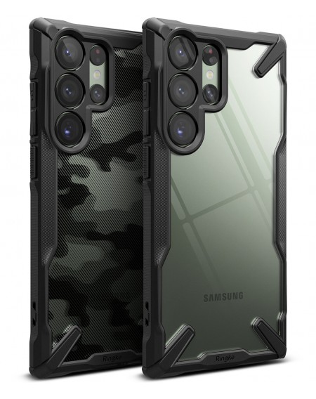 Ringke Fusion X Design case for Samsung Galaxy S23 Ultra camouflage black