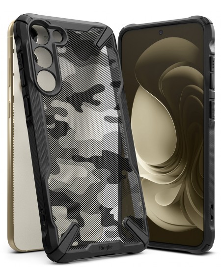 Ringke Fusion X Design case for Samsung Galaxy S23 camouflage black