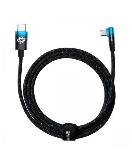 [RETURNED ITEM] Baseus MVP Elbow angled cable Power Delivery cable with side connector USB Type C / USB Type C 2m 100W 5A blue (CAVP000721)