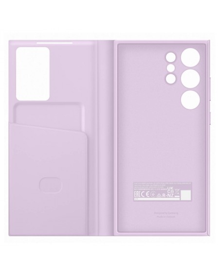 Samsung Smart View Wallet Case for Samsung Galaxy S23 Ultra Cover with Smart Flip Window Card Wallet Lilac (EF-ZS918CVEGWW)