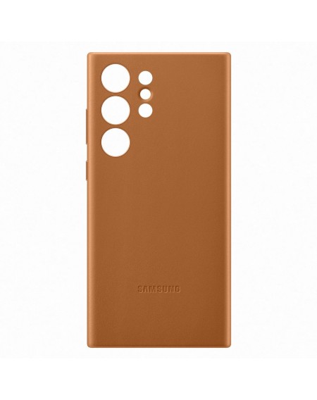 Samsung Leather Cover case for Samsung Galaxy S23 Ultra case made of natural camel leather (EF-VS918LAEGWW)