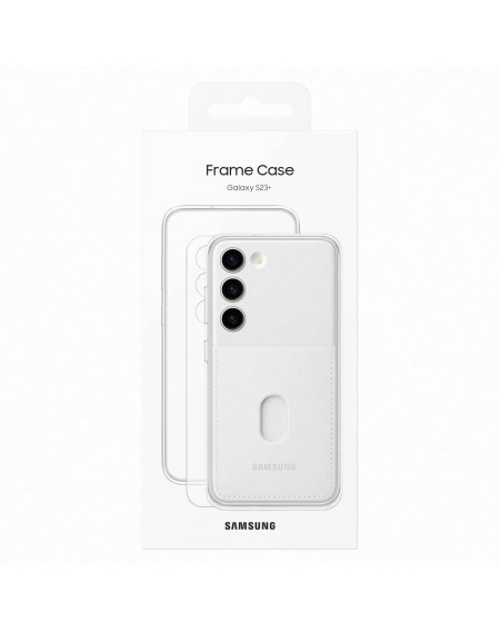 Samsung Frame Cover for Samsung Galaxy S23+ case with interchangeable backs white (EF-MS916CWEGWW)