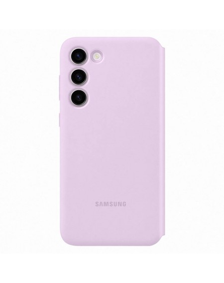 Samsung Smart View Wallet Case for Samsung Galaxy S23+ Cover with Smart Flip Window Card Wallet Lilac (EF-ZS916CVEGWW)