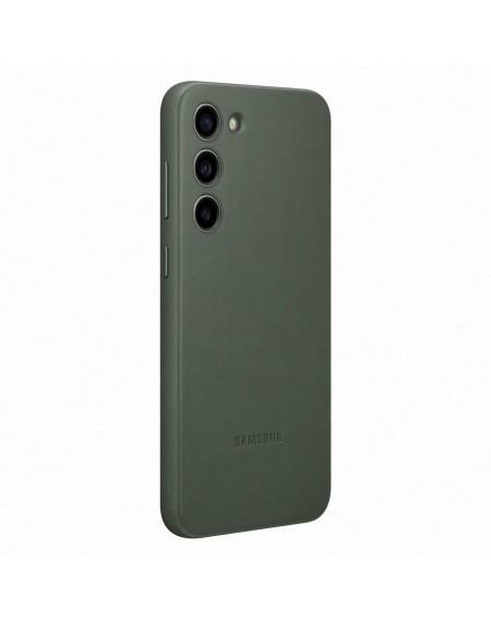 Samsung Leather Cover case for Samsung Galaxy S23+ case made of natural leather green (EF-VS916LGEGWW)