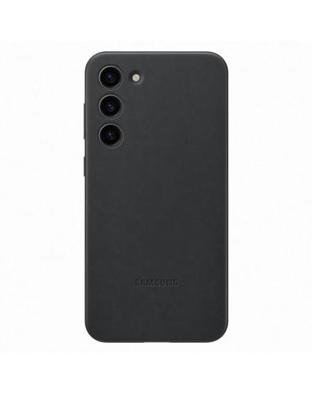 Samsung Leather Cover case for Samsung Galaxy S23+ case made of natural leather black (EF-VS916LBEGWW)