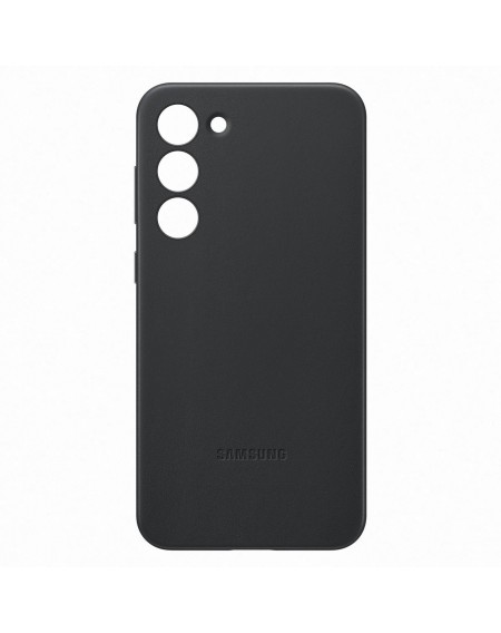 Samsung Leather Cover case for Samsung Galaxy S23+ case made of natural leather black (EF-VS916LBEGWW)