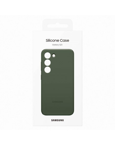Samsung Silicone Cover Case for Samsung Galaxy S23 silicone case khaki (EF-PS911TGEGWW)