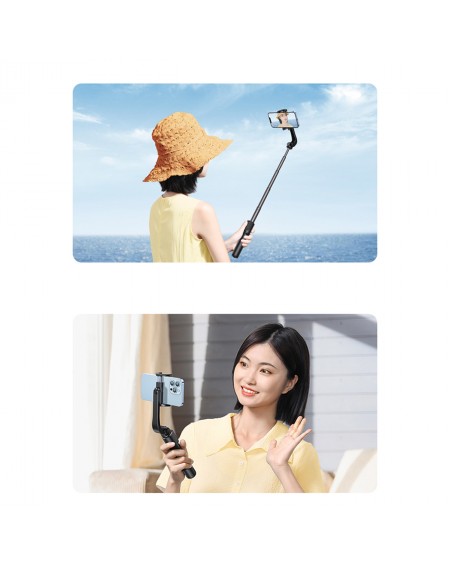 Ugreen selfie stick extendable telescopic tripod with Bluetooth remote control black (LP508)
