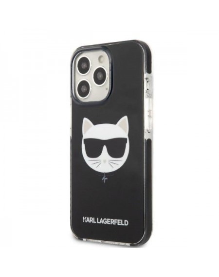 Karl Lagerfeld KLHCP13LTPECK iPhone 13 Pro / 13 6.1&quot; hardcase black/black Choupette Head