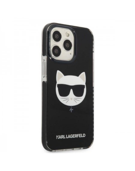 Karl Lagerfeld KLHCP13LTPECK iPhone 13 Pro / 13 6.1&quot; hardcase black/black Choupette Head