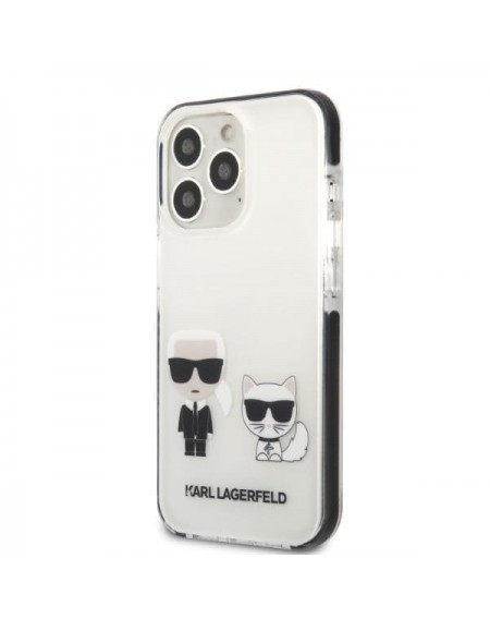 Karl Lagerfeld KLHCP13LTPEKCW iPhone 13 Pro / 13 6.1&quot; hardcase white/white Karl&amp;Choupette