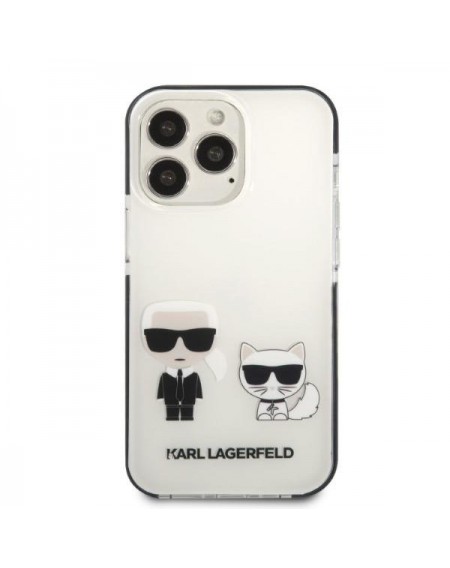 Karl Lagerfeld KLHCP13LTPEKCW iPhone 13 Pro / 13 6.1&quot; hardcase white/white Karl&amp;Choupette