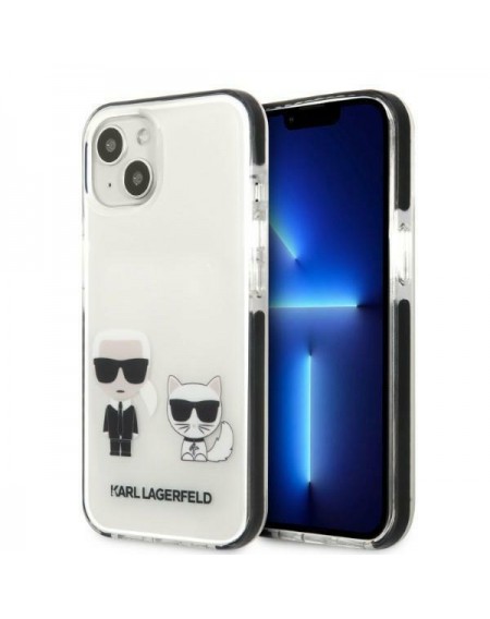 Karl Lagerfeld KLHCP13MTPEKCW iPhone 13 6.1&quot; hardcase white/white Karl&amp;Choupette