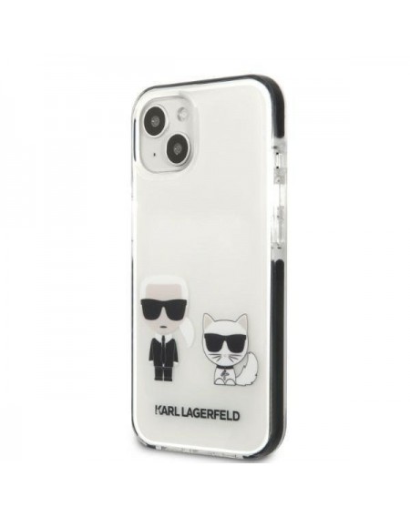 Karl Lagerfeld KLHCP13MTPEKCW iPhone 13 6.1&quot; hardcase white/white Karl&amp;Choupette