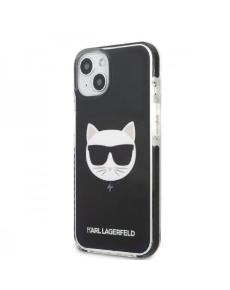 Karl Lagerfeld KLHCP13STPECK iPhone 13 mini 5.4&quot; hardcase black/black Choupette Head