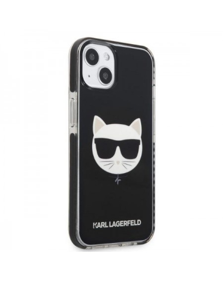 Karl Lagerfeld KLHCP13STPECK iPhone 13 mini 5.4&quot; hardcase black/black Choupette Head