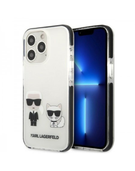 Karl Lagerfeld KLHCP13XTPEKCW iPhone 13 Pro Max 6.7&quot; hardcase white/white Karl&amp;Choupette