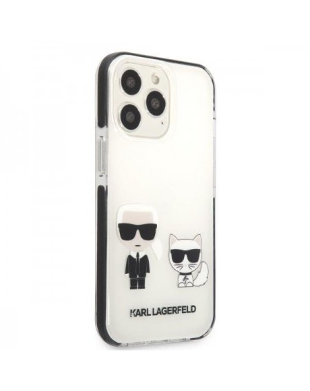 Karl Lagerfeld KLHCP13XTPEKCW iPhone 13 Pro Max 6.7&quot; hardcase white/white Karl&amp;Choupette
