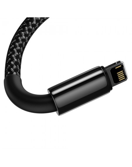 [RETURNED ITEM]  Baseus Tungsten USB - Lightning cable 2,4 A 1 m black (CALWJ-01)