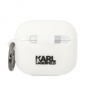 Karl Lagerfeld KLA3RUNCHH AirPods 3 cover white/white Silicone Choupette Head 3D