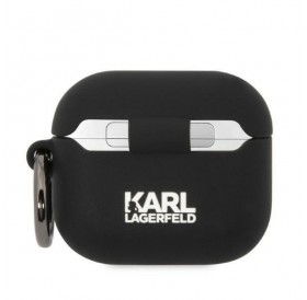 Karl Lagerfeld KLA3RUNCHK AirPods 3 cover black/black Silicone Choupette Head 3D