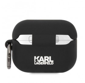 Karl Lagerfeld KLAPRUNCHK AirPods Pro cover black/black Silicone Choupette Head 3D