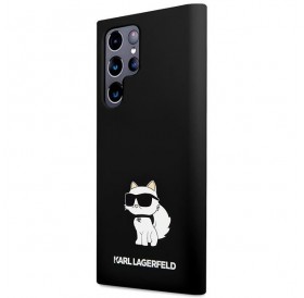 Karl Lagerfeld KLHCS23LSNCHBCK S23 Ultra S918 hardcase black/black Silicone Choupette