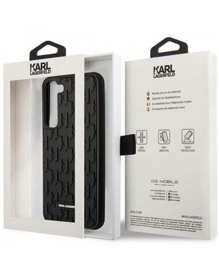 Karl Lagerfeld KLHCS23MRUPKLPK S23+ S916 hardcase black/black 3D Monogram