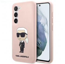 Karl Lagerfeld KLHCS23MSNIKBCP S23+ S916 hardcase pink/pink Silicone Ikonik