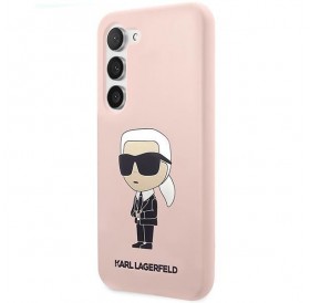Karl Lagerfeld KLHCS23SSNIKBCP S23 S911 hardcase pink/pink Silicone Ikonik