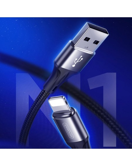 [RETURNED ITEM]  Joyroom USB - Lightning cable 3 A 0,2 m black (S-0230N1)