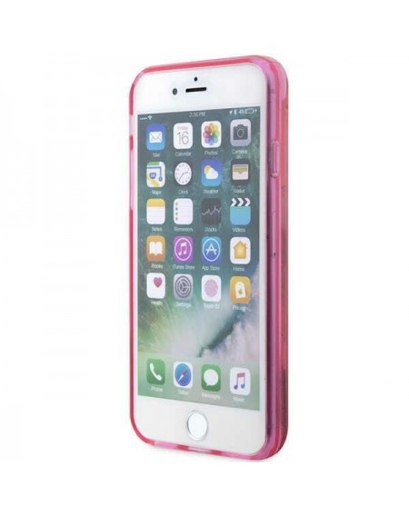 Karl Lagerfeld KLHCI8LNKHCP iPhone 7/8/ SE 2020/2022 pink/pink hardcase Glitter Karl Head