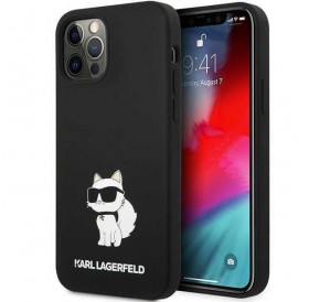 Karl Lagerfeld KLHCP12MSNCHBCK iPhone 12 /12 Pro 6.1&quot; hardcase black/black Silicone Choupette