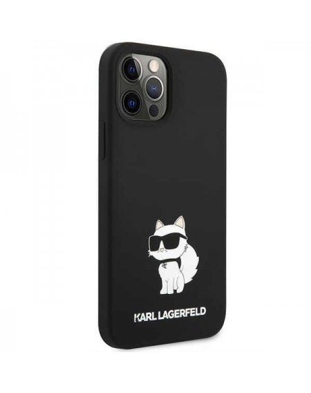 Karl Lagerfeld KLHCP12MSNCHBCK iPhone 12 /12 Pro 6.1&quot; hardcase black/black Silicone Choupette