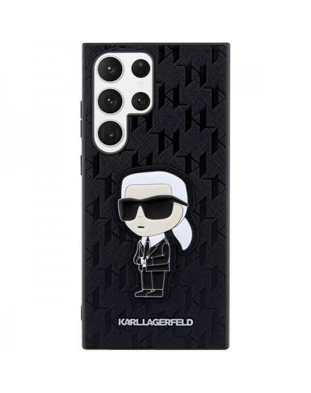 Karl Lagerfeld KLHCS23LSAKLHKPK S23 Ultra S918 hardcase black/black Saffiano Monogram Ikonik