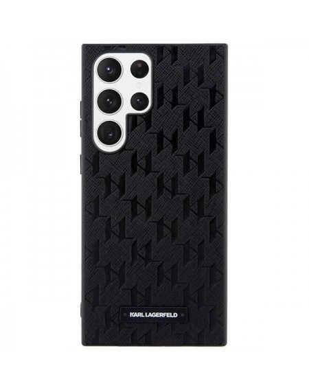 Karl Lagerfeld KLHCS23LSAKLHPK S23 Ultra S918 hardcase black/black Saffiano Mono Metal Logo