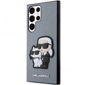 Karl Lagerfeld KLHCS23LSANKCPG S23 Ultra S918 hardcase grey/grey Saffiano Karl &amp; Choupette