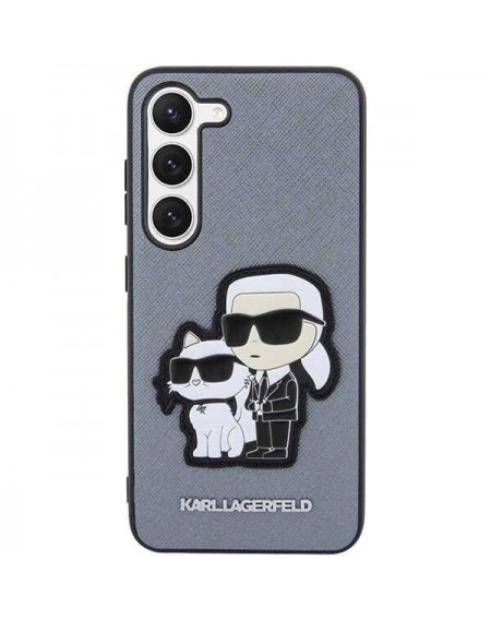 Karl Lagerfeld KLHCS23MSANKCPG S23+ S916 hardcase grey/grey Saffiano Karl &amp; Choupette