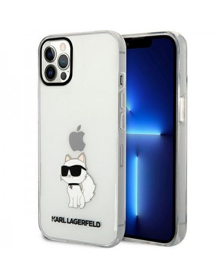 Karl Lagerfeld KLHCP12MHNCHTCT iPhone 12 /12 Pro 6.1&quot; transparent hardcase Ikonik Choupette