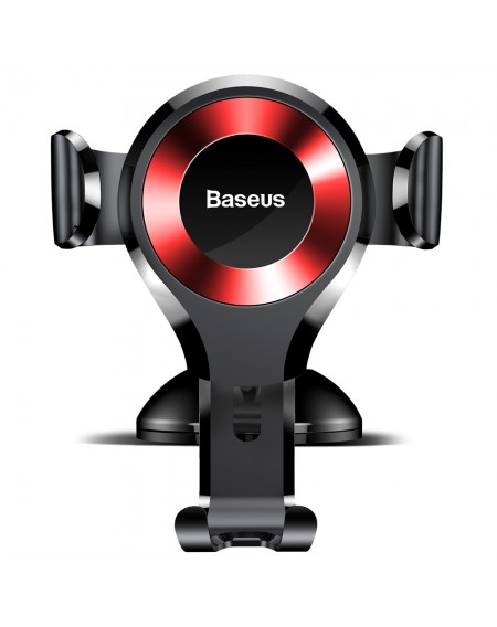 Baseus Osculum Gravity Car Mount Dashboard Windshield Phone Bracket Holder red (SUYL-XP09)