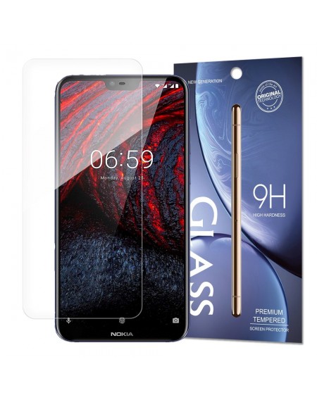 Tempered Glass 9H Screen Protector for Nokia 6.1 Plus / Nokia X6 2018 (packaging – envelope)