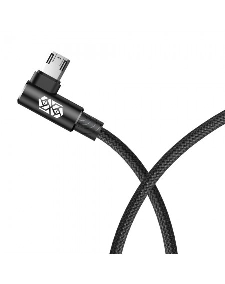 Baseus MVP Double-sided Elbow Type Cable micro USB 1.5A 2M Black (CAMMVP-B01)