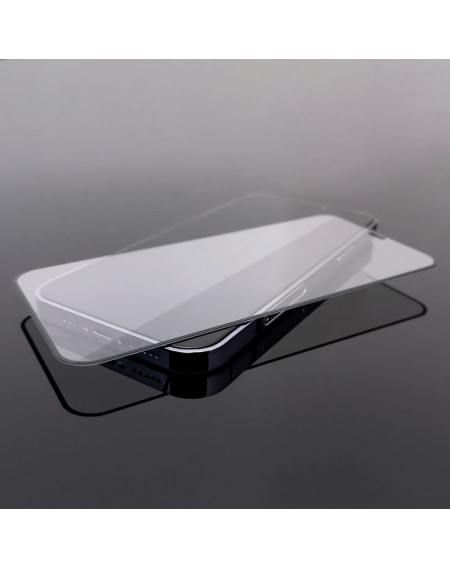 Wozinsky super tough full glue tempered glass full screen with frame case friendly Apple iphone xr / iphone 11 black