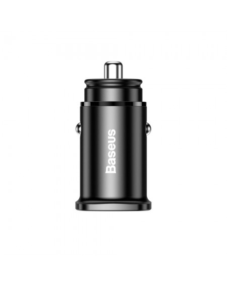 Baseus Square PPS Universal Smart Car Charger USB Quick Charge 4.0 QC 4.0 and USB-C PD 3.0 SCP black (CCALL-AS01)