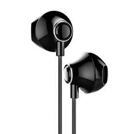Baseus Encok H06 Lateral Earphones Earbuds Headphones with Remote Control black (NGH06-01)
